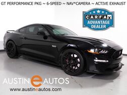 2019_Ford_Mustang GT_*GT PERFORMANCE PKG, GROUP 301A, 6-SPD MANUAL, NAVIGATION, BACKUP-CAMERA, COLOR TOUCHSCREEN, KEYLESS ENTRY, ACTIVE EXHAUST, 19 INCH WHEELS, LED HEADLIGHTS, BLUETOOTH PHONE & AUDIO_ Round Rock TX