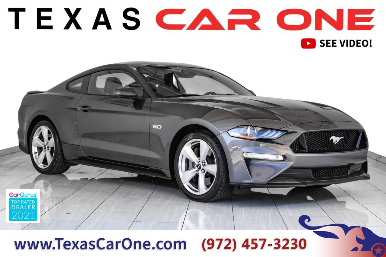 2019 Ford Mustang GT PREMIUM AUTOMATIC FORD SAFE AND SMART PKG LEATHER SEATS REAR CAMERA KEYLESS START