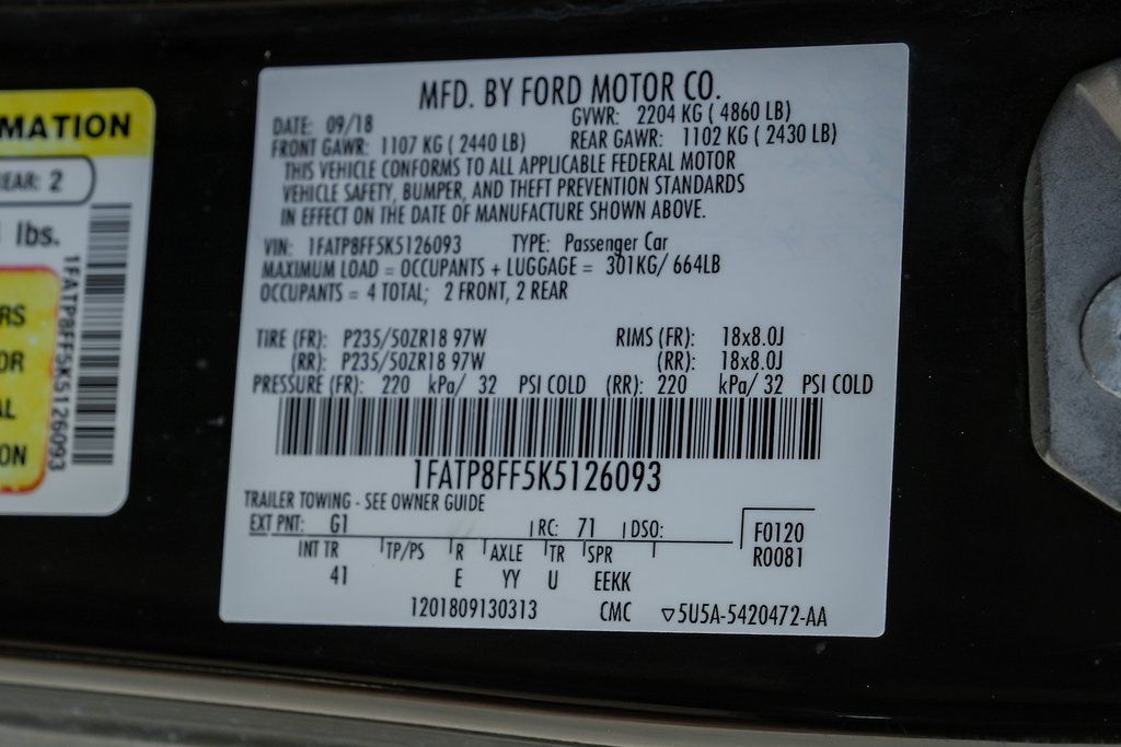 2019 Ford Mustang GT Premium Bradenton  FL