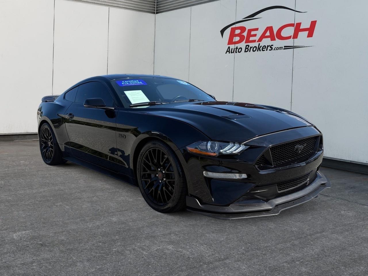 2019 Ford Mustang GT Premium, HEATED/VENTILATED SEATS, BACKUP CAMERA, BLUETOOTH, POWER/HEATED MIRRORS, UNIVERSAL GARAGE DOOR OPENER, WIFI, NAVIGATION, COME AND TEST DRIVE THIS BEAST TODAY!