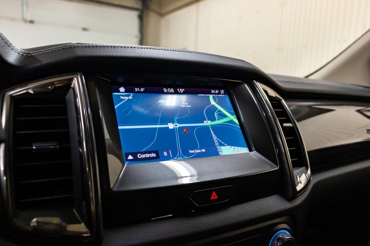 2019 Ford Ranger 4x4 Super Crew Lariat FX4 Leather Nav BCam Red Deer AB