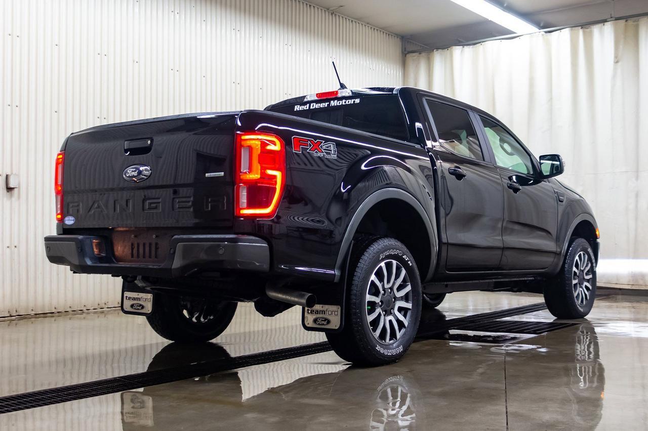 2019 Ford Ranger 4x4 Super Crew Lariat FX4 Leather Nav BCam Red Deer AB