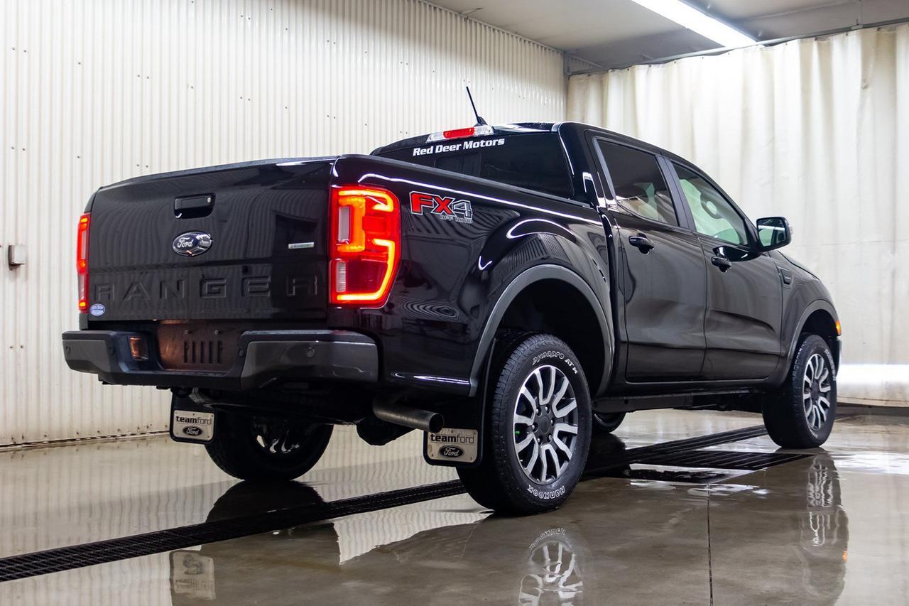 2019 Ford Ranger 4x4 Super Crew Lariat FX4 Leather Nav BCam Red Deer AB