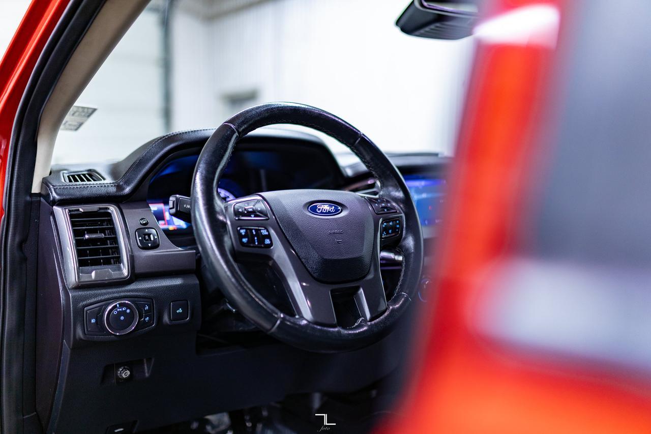2019 Ford Ranger 4x4 Super Crew Lariat FX4 Leather Nav BCam Red Deer AB
