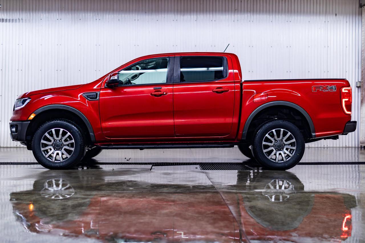 2019 Ford Ranger 4x4 Super Crew Lariat FX4 Leather Nav BCam Red Deer AB
