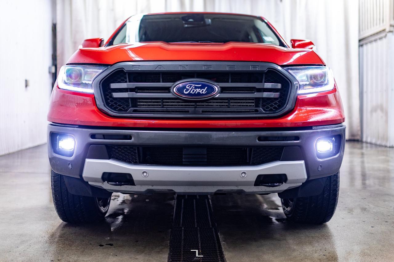 2019 Ford Ranger 4x4 Super Crew Lariat FX4 Leather Nav BCam Red Deer AB
