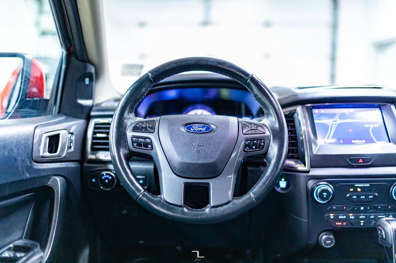 2019 Ford Ranger 4x4 Super Crew Lariat FX4 Leather Nav BCam Red Deer AB