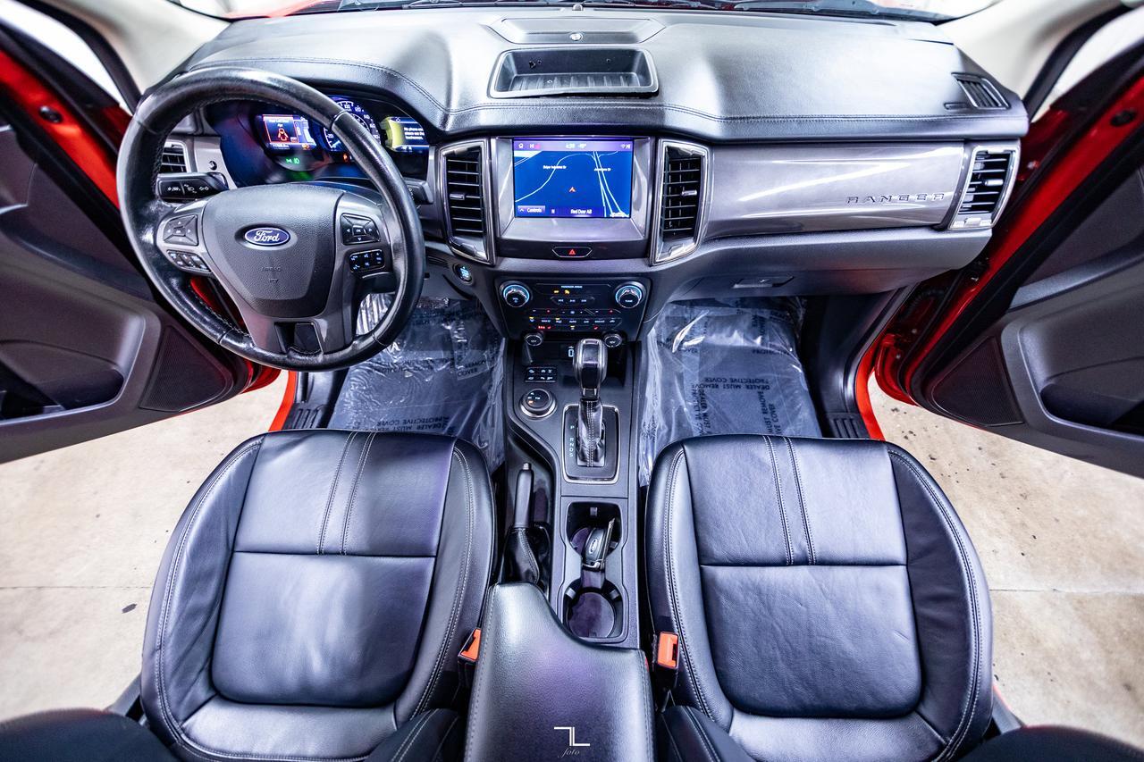 2019 Ford Ranger 4x4 Super Crew Lariat FX4 Leather Nav BCam Red Deer AB