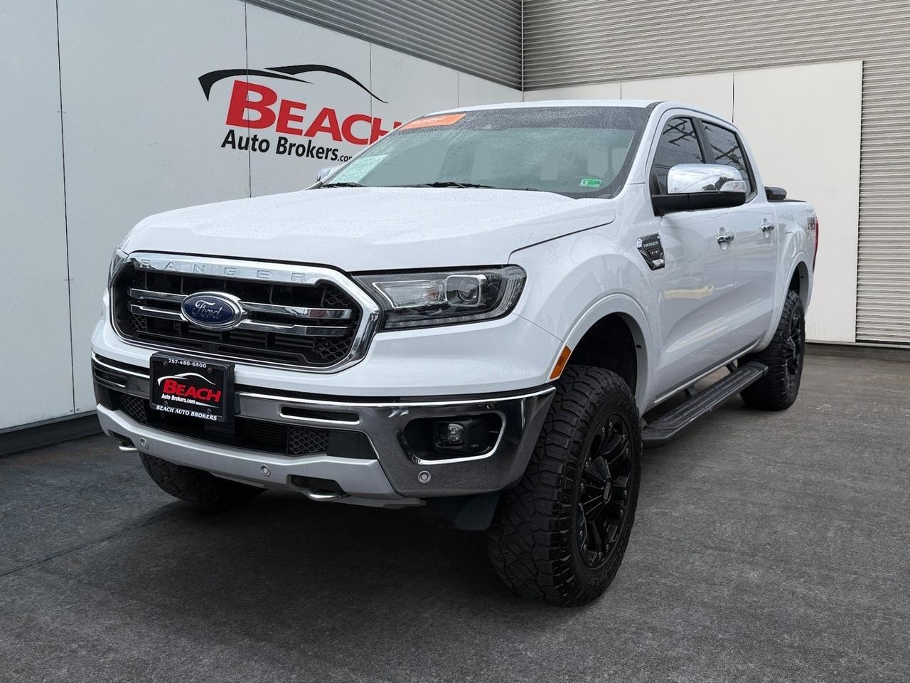 2019 Ford Ranger LARIAT, APPLE CARPLAY/ANDROID AUTO, BACKUP CAMERA, TOOL BOX, SLIDING REAR WINDOW,TOW HOOKS, AUTO START/STOP, WIFI, REMOTE START, LANE KEEP ASSIST, SIRUISXM, BLUETOOTH, UNIVERSAL GARAGE DOOR OPENER, COME AND TEST DRIVE TODAY! Norfolk VA