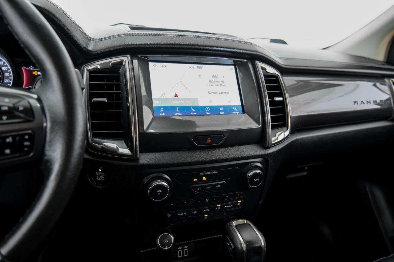 2019 Ford Ranger LARIAT SUPERCREW TECHNOLOGY PKG BLIND SPOT ASSIST LEATHER HEATED Carrollton TX
