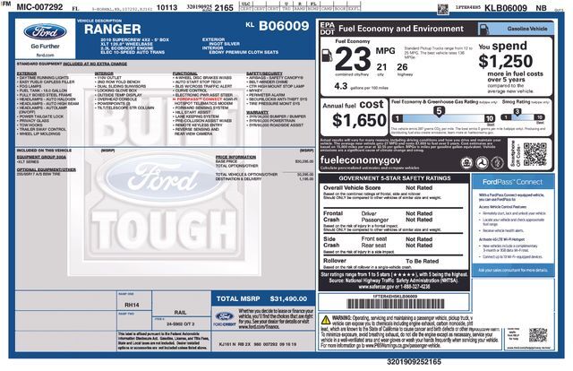 2019 Ford Ranger XLT Raleigh NC