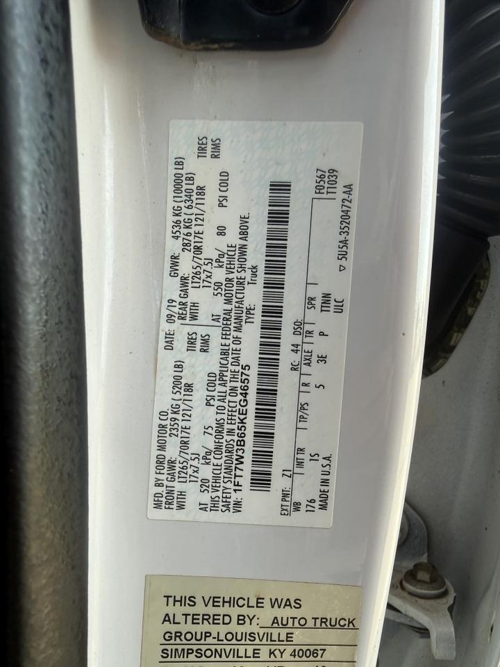 2019 Ford Super Crew F-250 4x4 Utility XL Collinsville OK