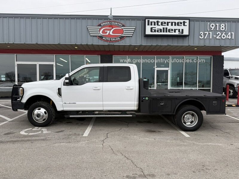 2019 Ford Super Crew F-350 DRW 4x4 Diesel Flatbed LARIAT Collinsville OK