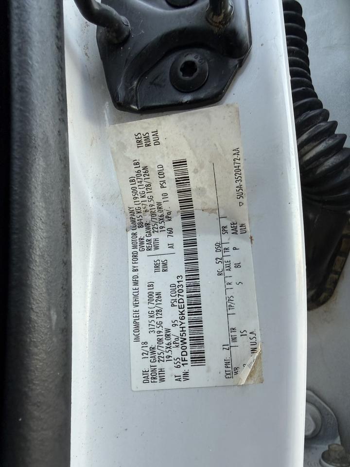 2019 Ford Super Crew F-550 V10 4x4 Utility XL Collinsville OK