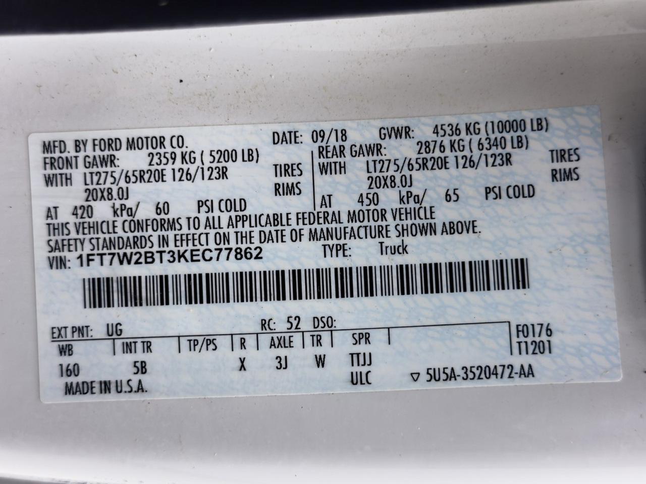 2019 Ford Super Duty F-250 Lariat FX4 6.7L Power Stroke 4x4 Mansfield TX