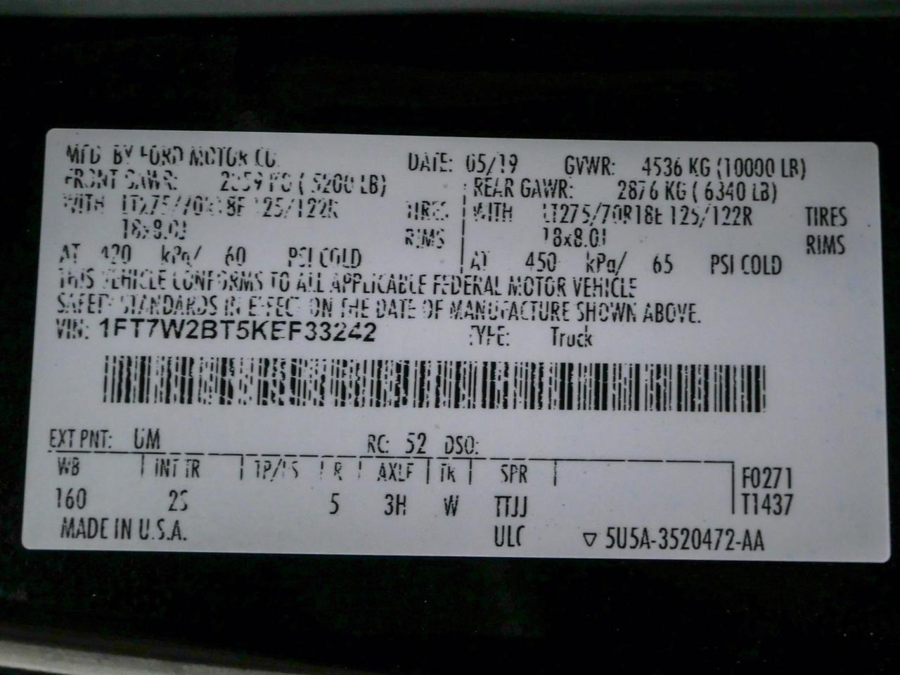 2019 Ford Super Duty F-250 XLT FX4 6.7L Power Stroke 4x4 Mansfield TX