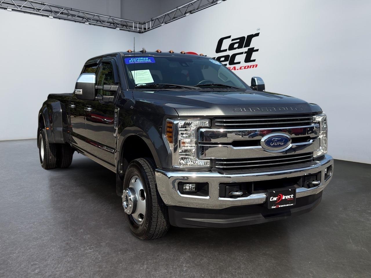 2019 Ford Super Duty F-350 DRW LARIAT, POWER RUNNING BOARDS, POWER TAILGATE, TWIN PANEL MOONROOF, BLIND SPOT ALERT, 5TH WHEEL/GOOSENECK TOW PACKAGE, HEATED & COOLING SEATS, BACKUP CAMERA, TRAILER PARKING SENSORS, LARIAT ULTIMATE PACKAGE, CLEAN CARFAX, SUPER WORK, SUPER TOUGH, SUPE