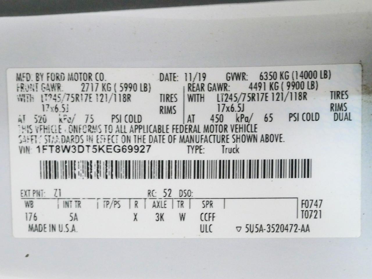 2019 Ford Super Duty F-350 DRW Lariat FX4 6.7L Power Stroke 4x4 Mansfield TX