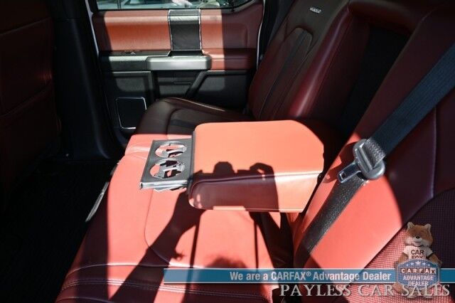 2019 Ford Super Duty F-350 Platinum / 4X4 / FX4 / Ultimate Pkg / Auto Start / Crew Cab / Heated & Cooled Leather Seats / Heated Steering / Pano Sunroof / NAV / Adaptive Cruise & Blind Spot / Bluetooth / Bed Liner / 360 Cam / Tow Pkg Anchorage AK