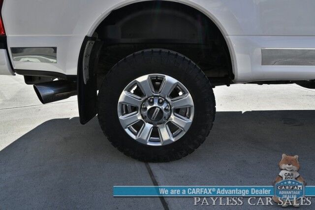 2019 Ford Super Duty F-350 Platinum / 4X4 / FX4 / Ultimate Pkg / Auto Start / Crew Cab / Heated & Cooled Leather Seats / Heated Steering / Pano Sunroof / NAV / Adaptive Cruise & Blind Spot / Bluetooth / Bed Liner / 360 Cam / Tow Pkg Anchorage AK
