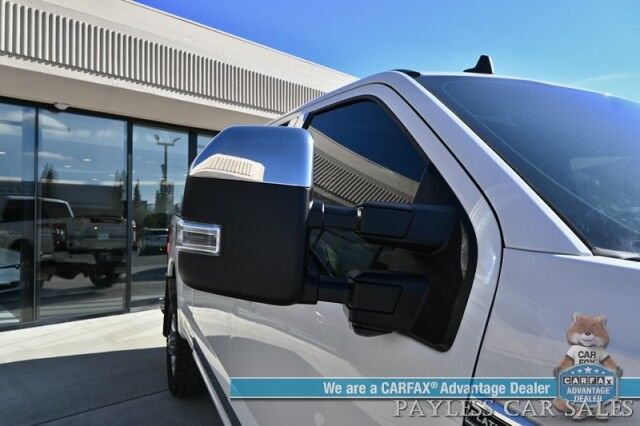 2019 Ford Super Duty F-350 Platinum / 4X4 / FX4 / Ultimate Pkg / Auto Start / Crew Cab / Heated & Cooled Leather Seats / Heated Steering / Pano Sunroof / NAV / Adaptive Cruise & Blind Spot / Bluetooth / Bed Liner / 360 Cam / Tow Pkg Anchorage AK