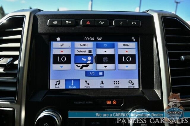 2019 Ford Super Duty F-350 Platinum / 4X4 / FX4 / Ultimate Pkg / Auto Start / Crew Cab / Heated & Cooled Leather Seats / Heated Steering / Pano Sunroof / NAV / Adaptive Cruise & Blind Spot / Bluetooth / Bed Liner / 360 Cam / Tow Pkg Anchorage AK