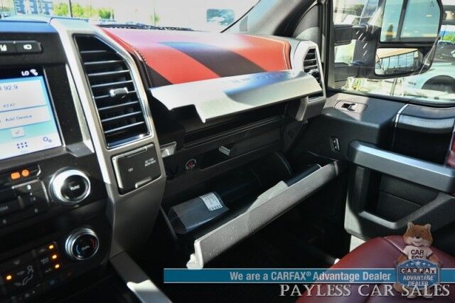 2019 Ford Super Duty F-350 Platinum / 4X4 / FX4 / Ultimate Pkg / Auto Start / Crew Cab / Heated & Cooled Leather Seats / Heated Steering / Pano Sunroof / NAV / Adaptive Cruise & Blind Spot / Bluetooth / Bed Liner / 360 Cam / Tow Pkg Anchorage AK