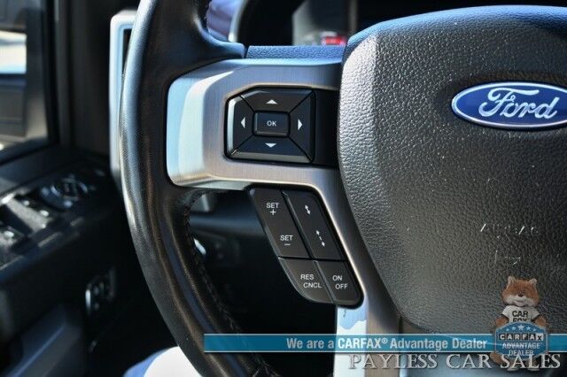 2019 Ford Super Duty F-350 Platinum / 4X4 / FX4 / Ultimate Pkg / Auto Start / Crew Cab / Heated & Cooled Leather Seats / Heated Steering / Pano Sunroof / NAV / Adaptive Cruise & Blind Spot / Bluetooth / Bed Liner / 360 Cam / Tow Pkg Anchorage AK