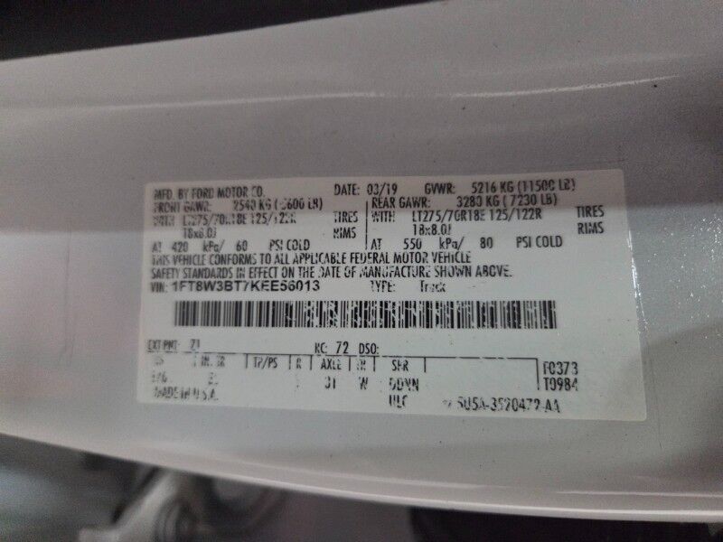 2019 Ford Super Duty F-350 XLT SRW Long Bed 6.7L Diesel Gooseneck FREE WARRANTY Arlington TX