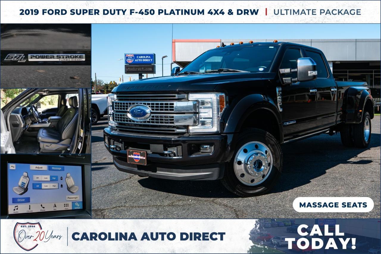 2019 Ford Super Duty F-450 Platinum 4X4 / DRW / Ultimate Package / 6.7L V8 Diesel