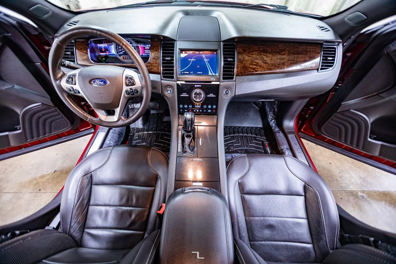 2019 Ford Taurus AWD Limited Leather Roof Nav BCam Red Deer AB