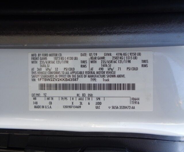 2019 Ford Transit 350 ~ Diesel ~ Ladder Rack & Shelves ~ Only 50K Miles! Rocklin CA