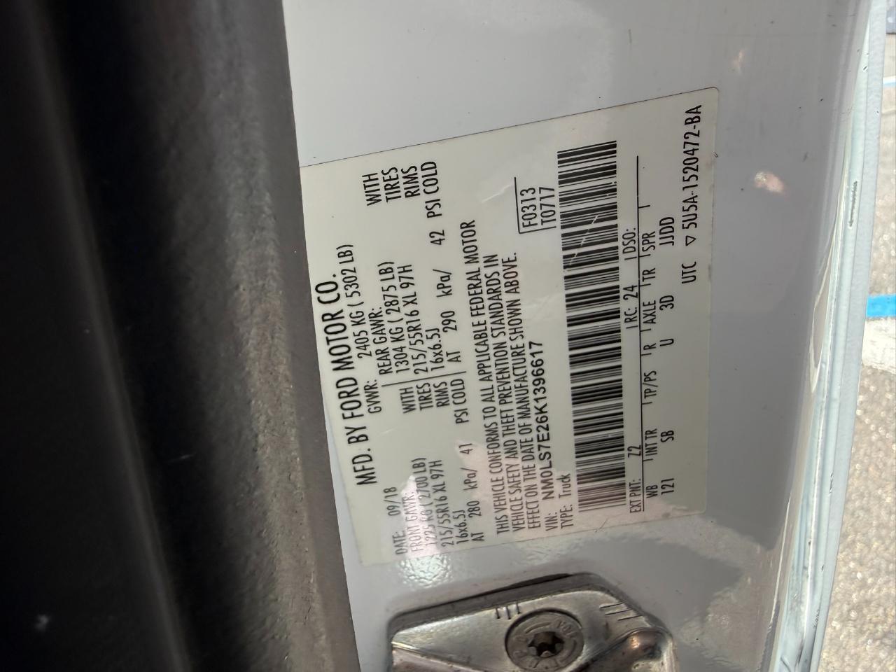 2019 Ford Transit Connect Van XL LWB w/Rear Symmetrical Doors Jacksonville FL