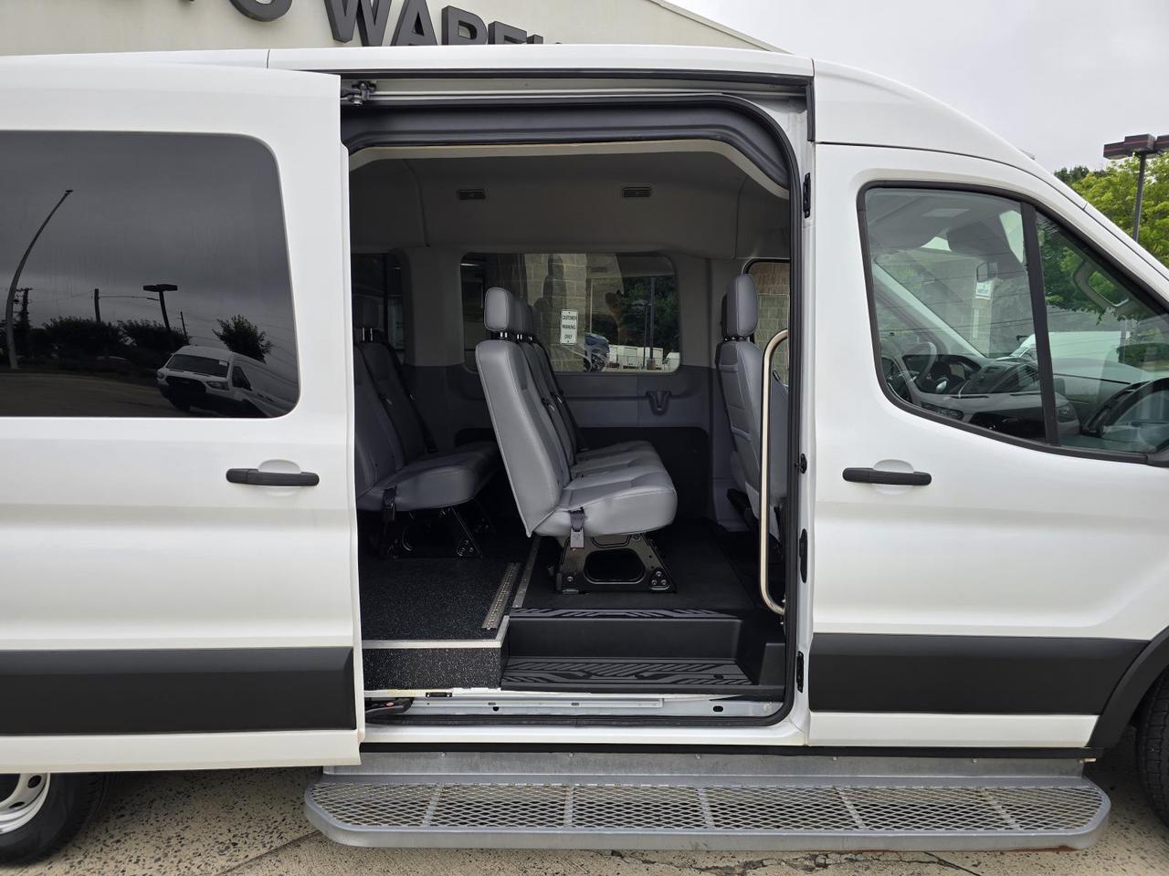 2019 Ford Transit Passenger Wagon T-350 Medium Roof 148WB XL 7-Passenger W/BraunAbility Wheelchair Lift Concord NC