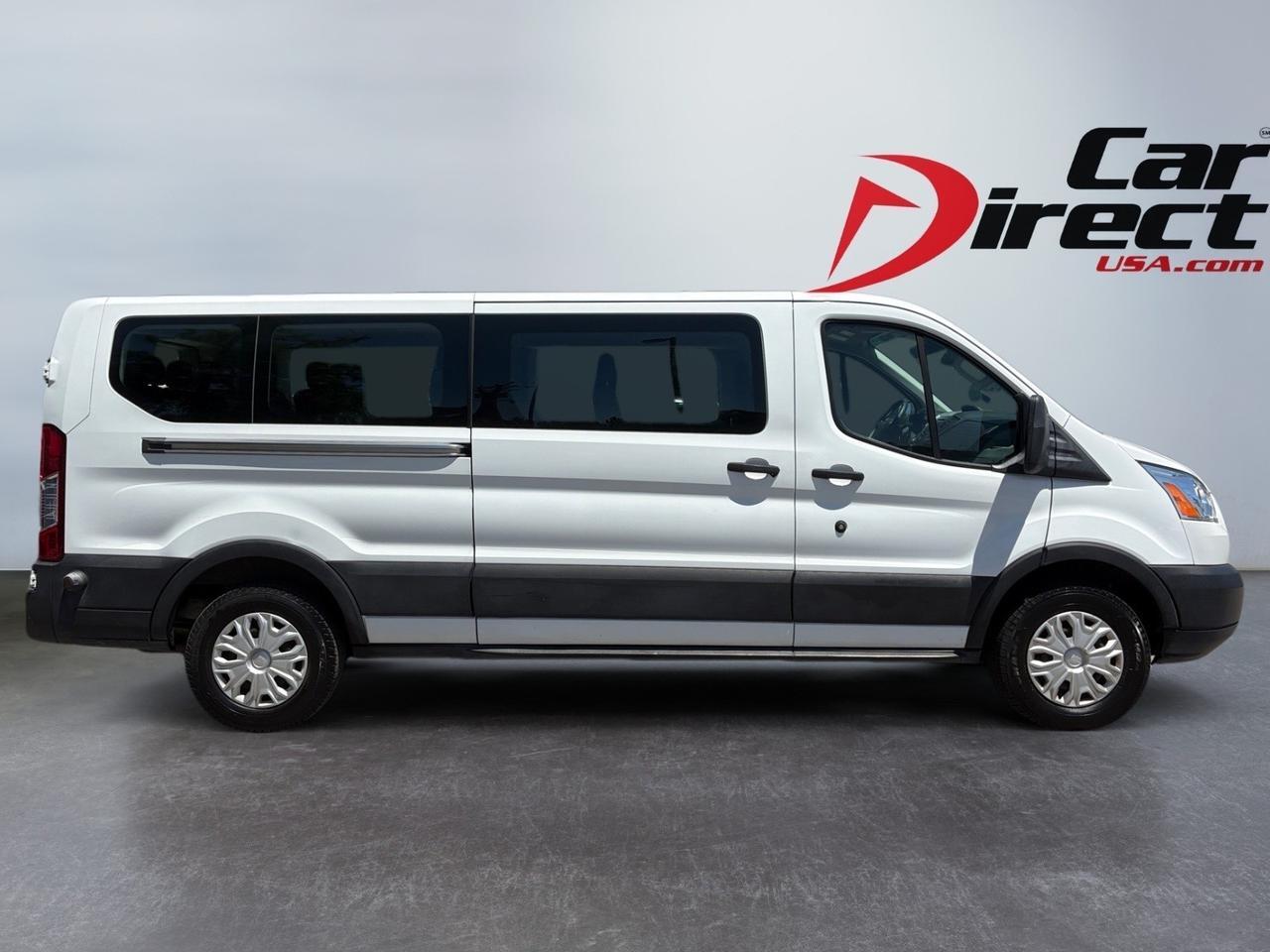 2019 Ford Transit Passenger Wagon XLT, BAKCUP CAMERA, 15 PASSENGER, SYNC BLUETOOTH, POWER HEATED MIRRORS, LOW MILES, TAKE ON THE WORK IN THIS TRANSIT VAN!