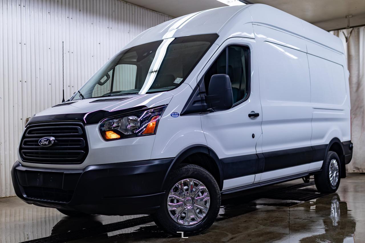 2019 Ford Transit T-250 High Roof Cargo Van BCam Partition Red Deer AB