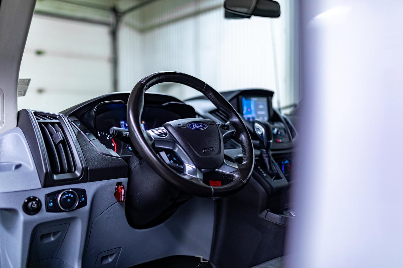 2019 Ford Transit T-350HD XLT Dually 15 Passenger Diesel Leather Nav Red Deer AB