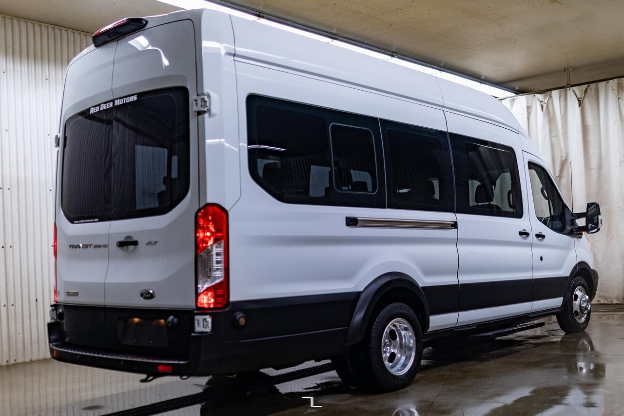 2019 Ford Transit T-350HD XLT Dually 15 Passenger Diesel Leather Nav Red Deer AB
