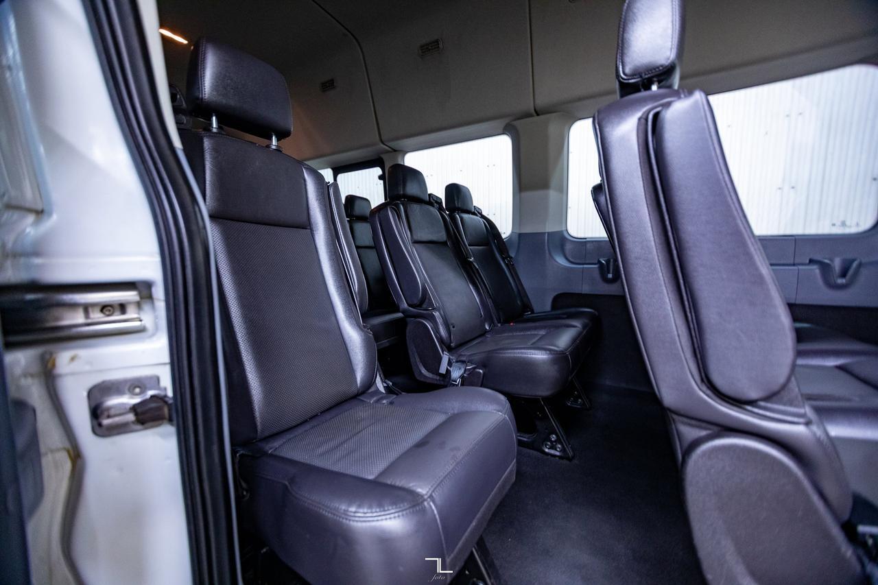 2019 Ford Transit T-350HD XLT Dually 15 Passenger Diesel Leather Nav Red Deer AB