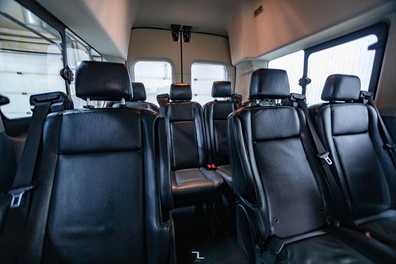 2019 Ford Transit T-350HD XLT Dually 15 Passenger Diesel Leather Nav Red Deer AB