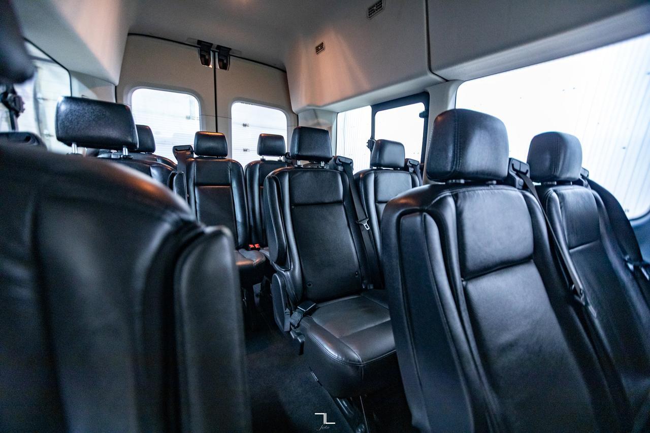 2019 Ford Transit T-350HD XLT Dually 15 Passenger Diesel Leather Nav Red Deer AB