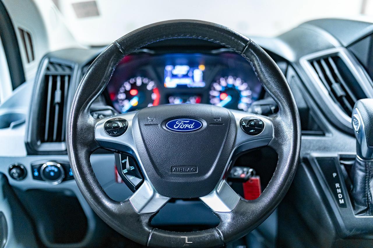 2019 Ford Transit T-350HD XLT Dually 15 Passenger Diesel Leather Nav Red Deer AB