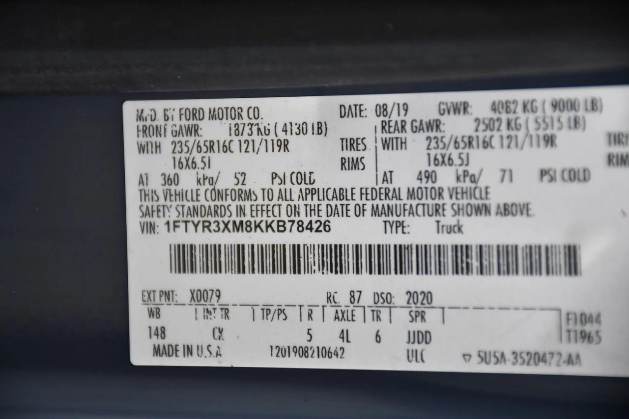 2019 Ford Transit Van Lakeworth FL