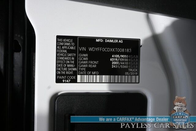 2019 Freightliner Sprinter Cargo Van 2500 Wasilla AK
