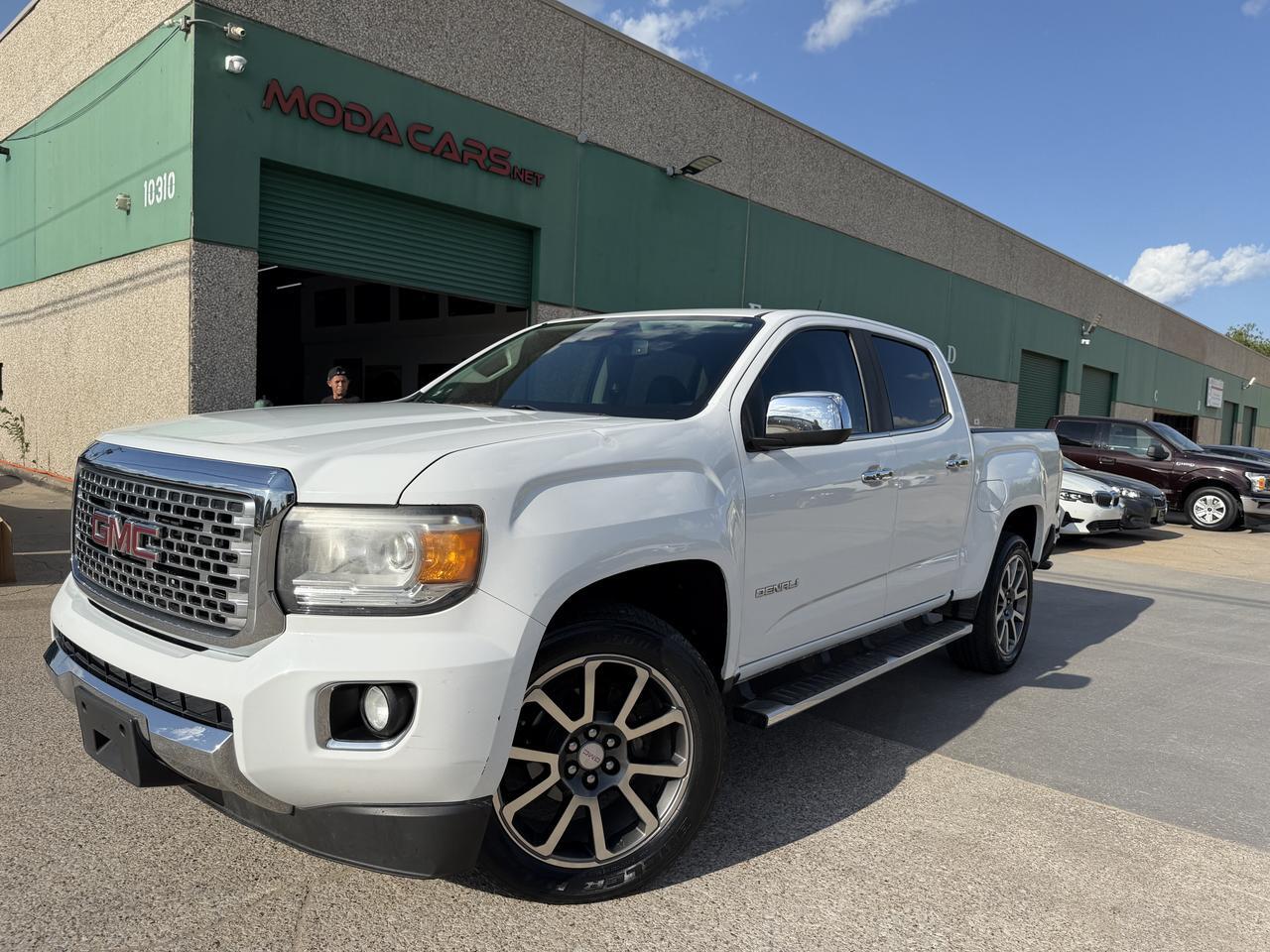 White 2019 GMC Canyon Pickup Truck Four-Wheel Drive Automatic