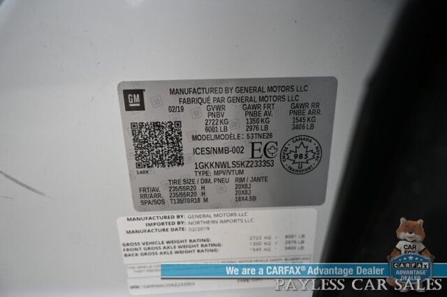 2019 GMC Acadia SLT-2 / AWD / AutoStart / Front & Rear Heated Leather Seats / Dual Sunroof's / Navigation / Bose Speakers / Forward Collision & Blind Spot Alert / 3rd Row / Rear Captains Chairs / Seats 6 / Block Heater / 25 MPG Anchorage AK 2019 GMC Acadia SLT-2 / AWD / AutoStart / Front & Rear Heated Leather Seats / Dual Sunroof's / Navigation / Bose Speakers / Forward Collision & Blind Spot Alert / 3rd Row / Rear Captains Chairs / Seats 6 / Block Heater / 25 MPG Anchorage AK