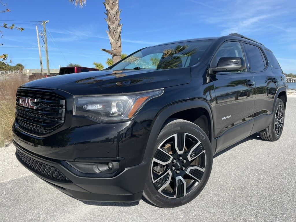 2019 GMC Acadia SLT4SA~CLEAN CARFAX~PACKAGE~AUTO START/STOP~BLACK EDITION PACKAGE~CHROME GRILLE~DRIVER ALERT PACKAGE~KEYLESS ENTRY~MAX TRAILERING PACKAGE~PREMIUM SOUND SYSTEM~REMOTE ENGINE START~THIRD ROW SEATING Sarasota FL