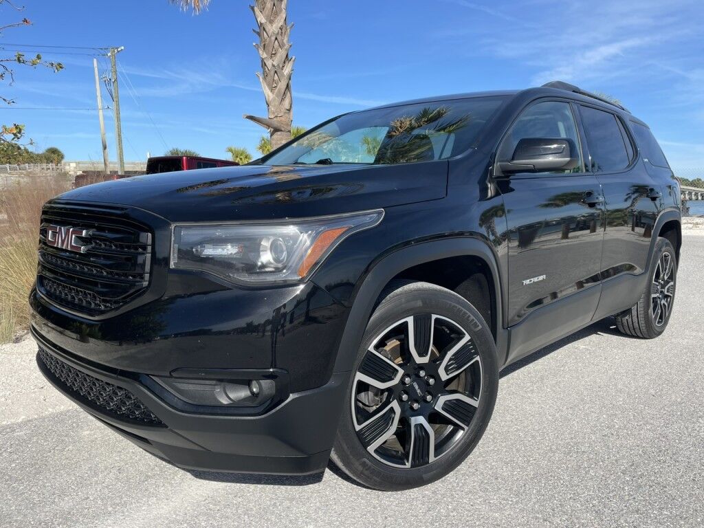 2019 GMC Acadia SLT4SA~CLEAN CARFAX~PACKAGE~AUTO START/STOP~BLACK EDITION PACKAGE~CHROME GRILLE~DRIVER ALERT PACKAGE~KEYLESS ENTRY~MAX TRAILERING PACKAGE~PREMIUM SOUND SYSTEM~REMOTE ENGINE START~THIRD ROW SEATING