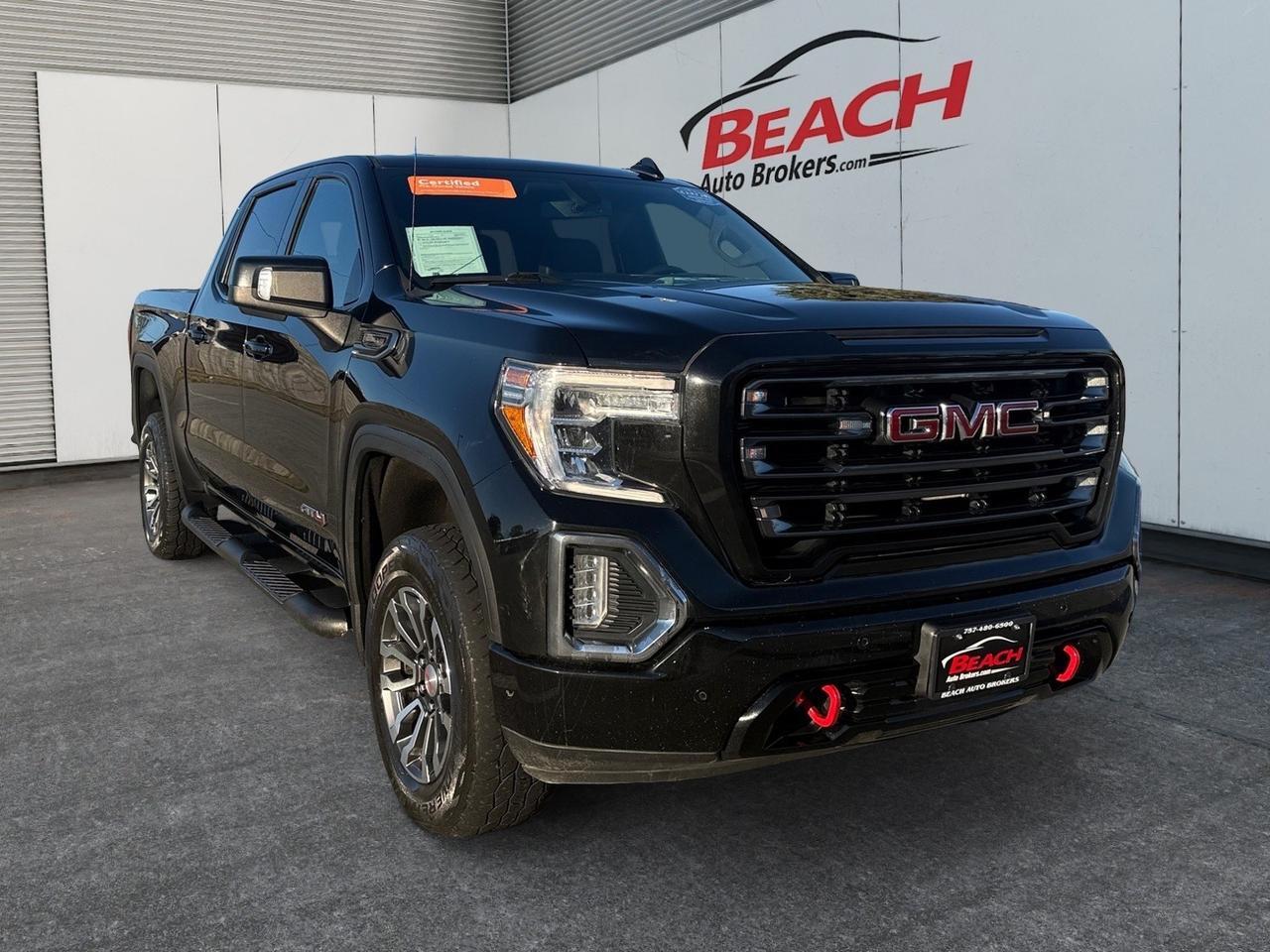 2019 GMC Sierra 1500 AT4, HEATED AND VENTILATED SEATS, HEATED REAR SEATS, SUNROOF, BOSE SPEAKERS, POWER FOLDING MIRRORS, HEATED MIRRORS, WIFI, BLUETOOTH, BED LINER, ALL WEATHER FLOOR MATS, AIR CONDITIONING CLIMATE CONTROL, COME AND TEST DRIVE THIS GMC SIERRA TODAY!