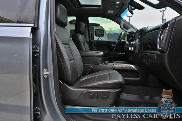 2019 GMC Sierra 1500 Denali / 4X4 / AutoStart / 6.2L V8 / Heated & Cooled Leather Seats / Heated Steering Wheel / Sunroof / NAV / Bose Speakers / Lane Departure & Blind Spot Alert / Multipro Tailgate / Tonneau Cover / Tow Pkg Anchorage AK